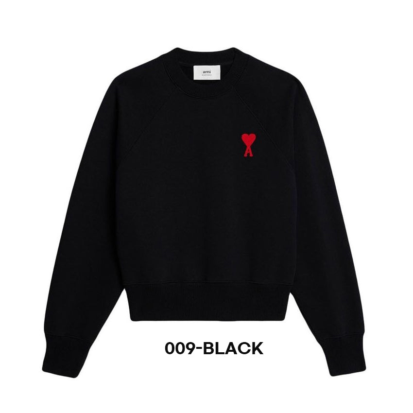 AMI Small Heart Logo Sweatshirt (USW004.747)