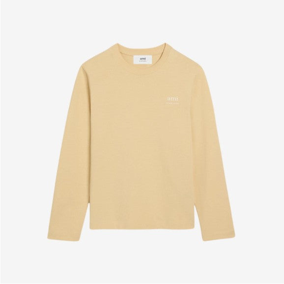 AMI Paris Long Sleeve Logo T-Shirt (UTS224.726)