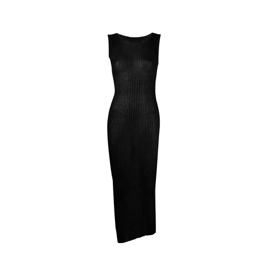 Maison Margiela Ribbed Knit Midi Dress (S29CT1025)