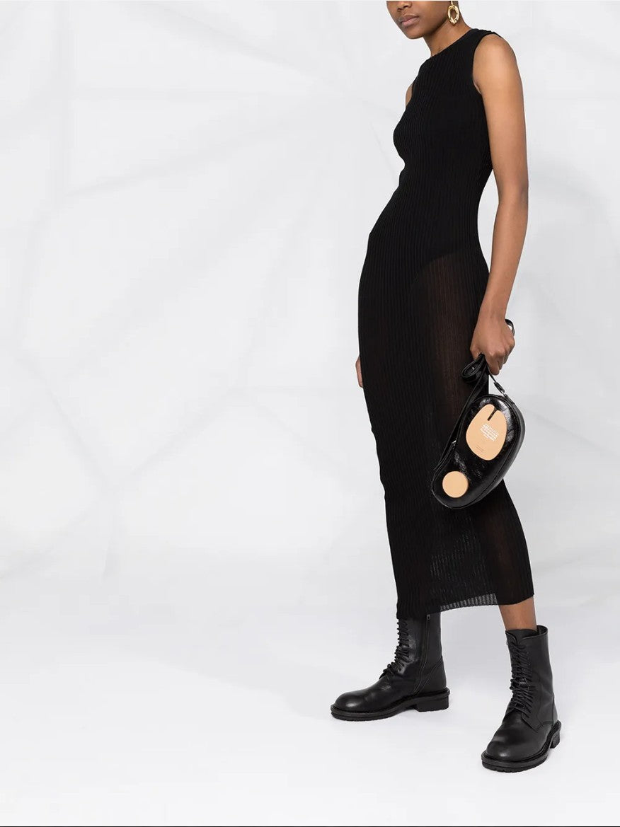 Maison Margiela Ribbed Knit Midi Dress (S29CT1025)
