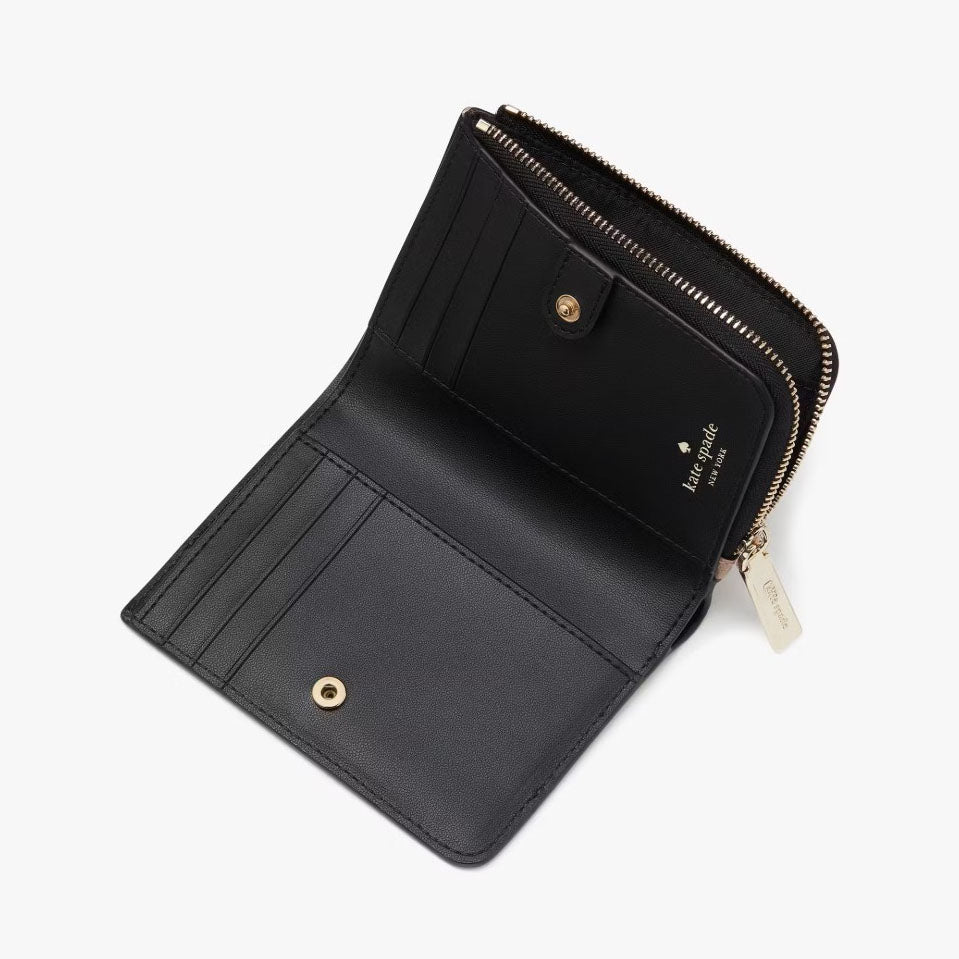 KATE SPADE MADISON Colorblock Small L-Zip Wallet – Style KH616