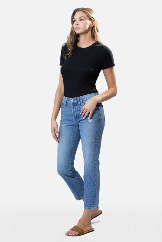 Hudson Nico Mid-Rise Super Skinny Jeans (W302CRI1-COA)