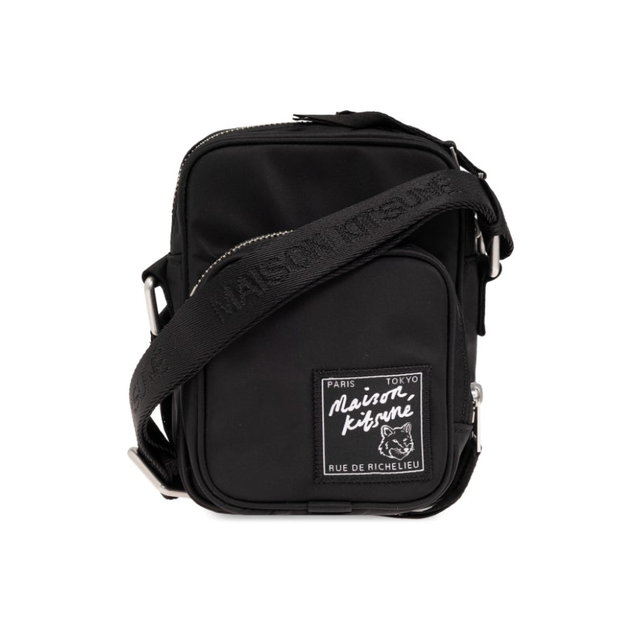 Maison Kitsuné Nylon Mini Cross Bag Black (MM05165WQ1001)