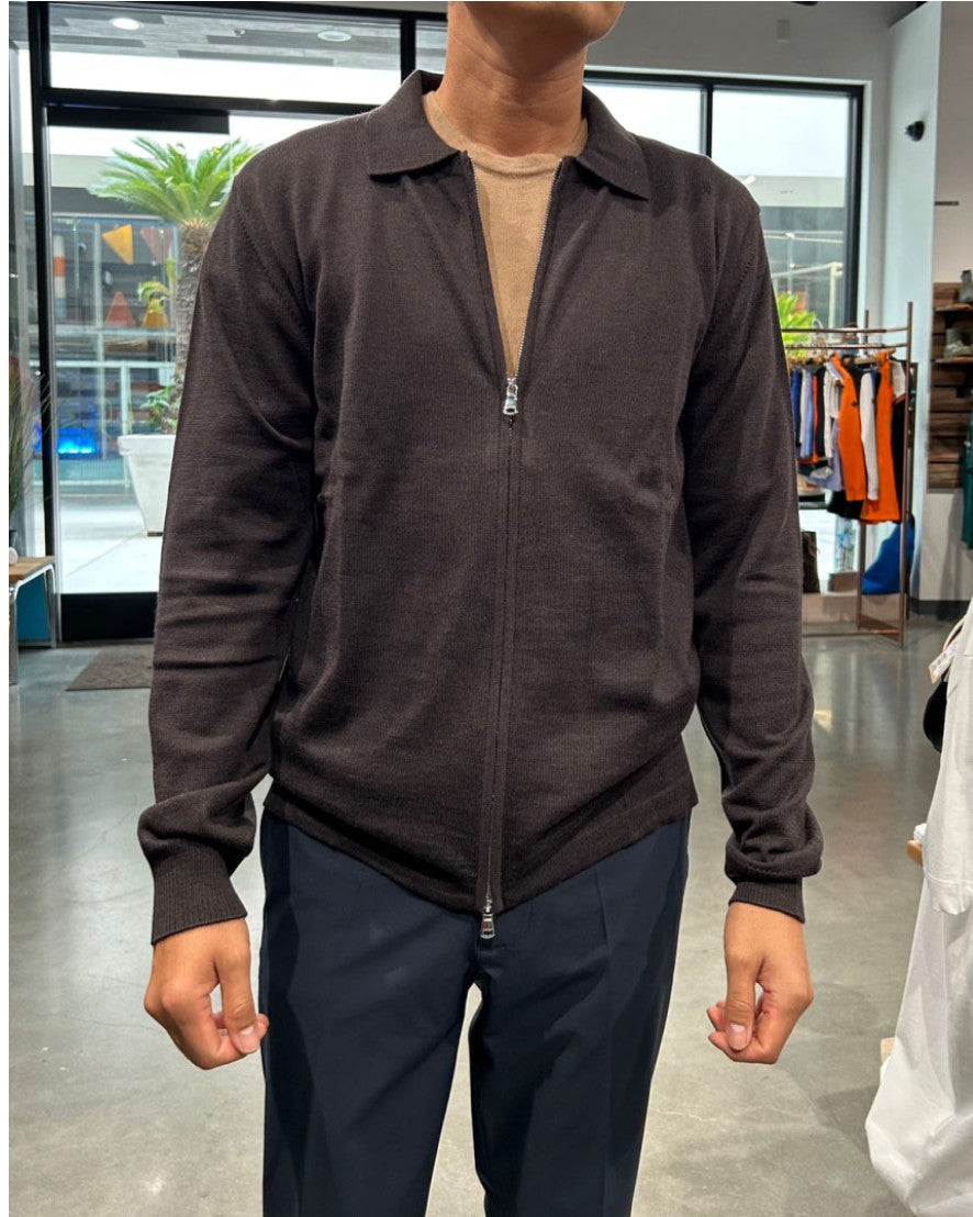 J.Lindeberg Nyle Merino Zip Cardigan (FMKW08642)
