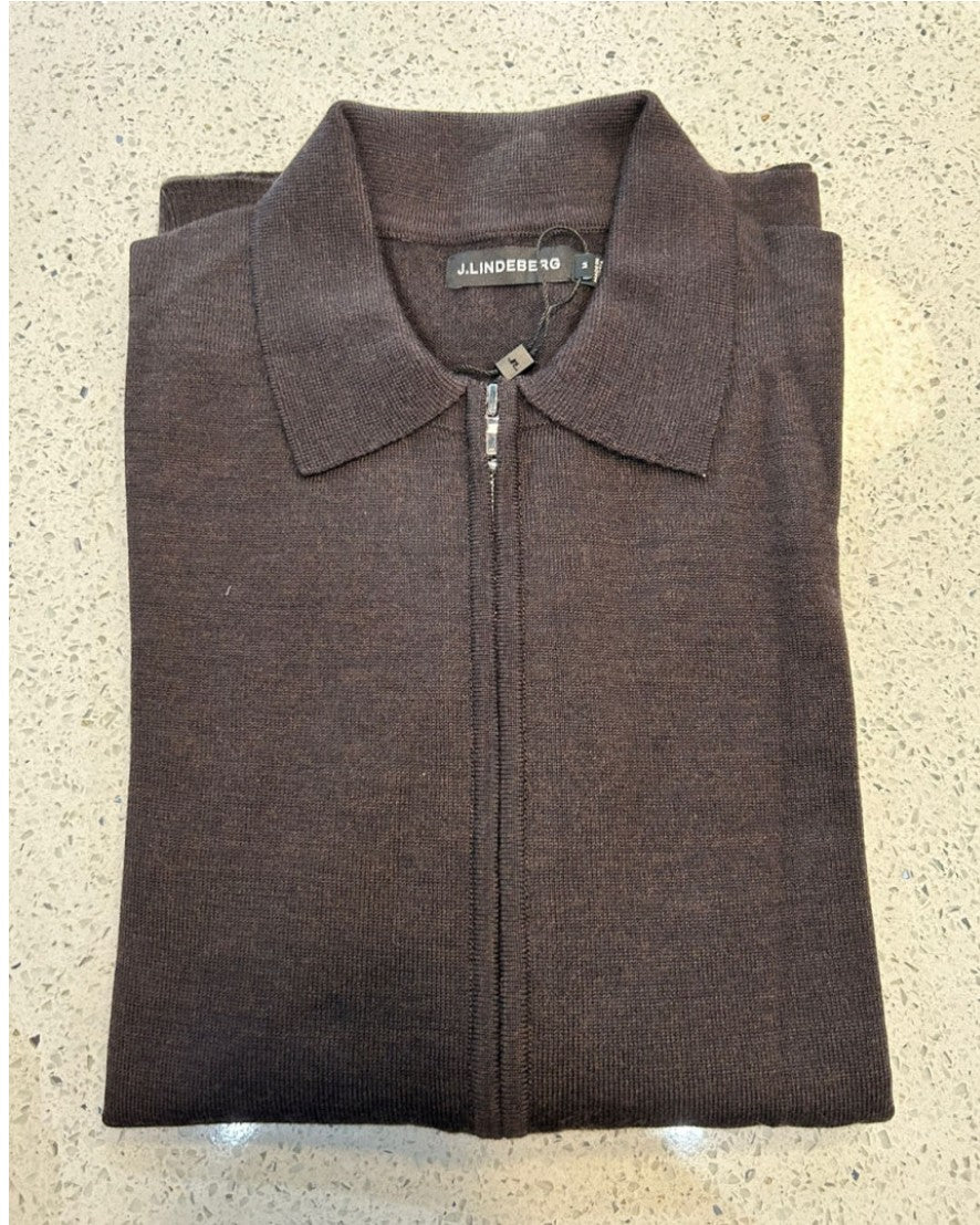 J.Lindeberg Nyle Merino Zip Cardigan (FMKW08642)