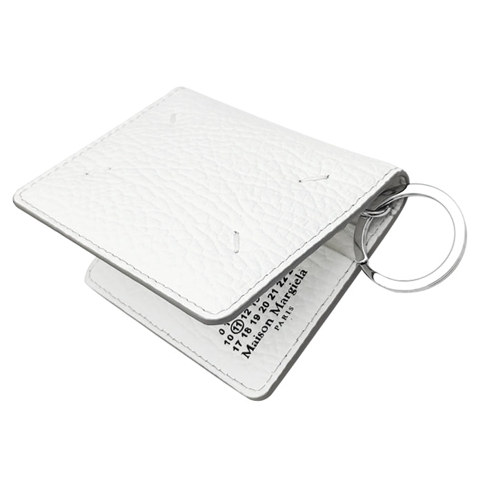 Maison Margiela Four Stitches Card Holder with Key Ring (S56UI0128 P4455)