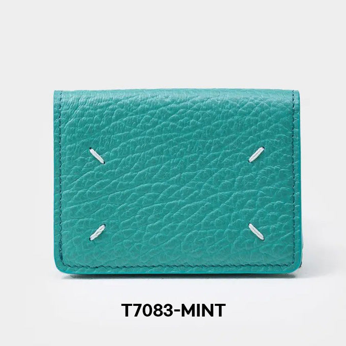 Maison Margiela Four Stitches Card Holder with Key Ring (S56UI0128 P4455)