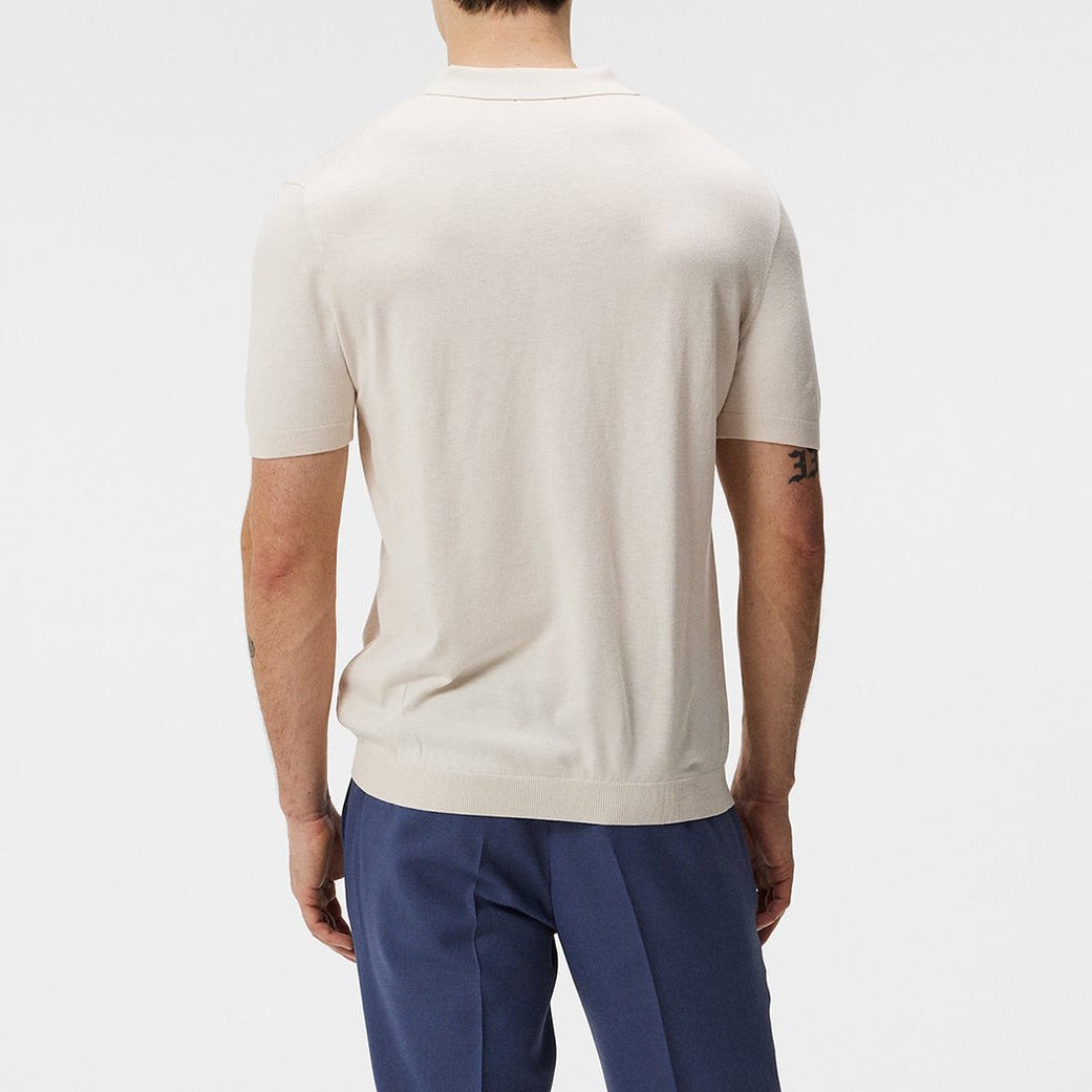 J.Lindeberg Ridge Rayon Silk Polo Shirt (FMKW10347)