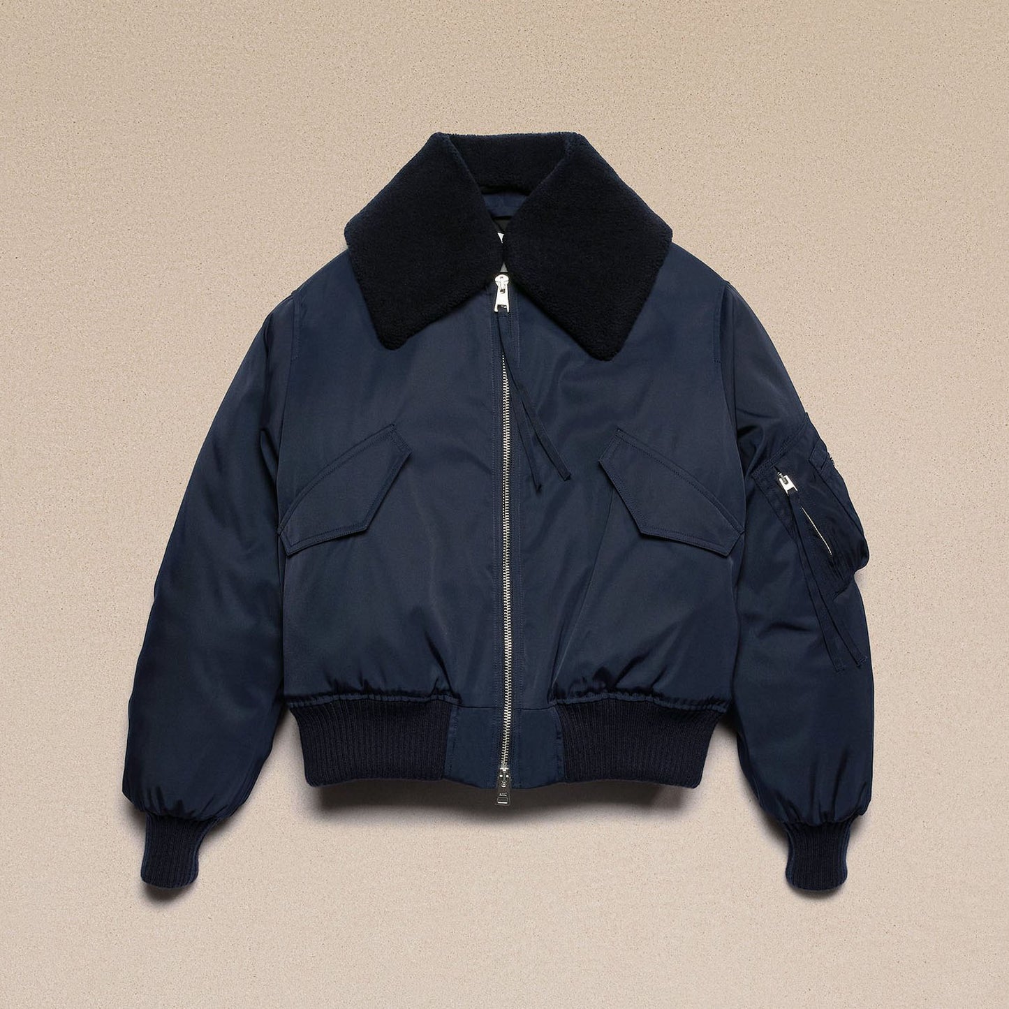 AMI Paris Aviator Bomber Jacket (UJK026.PA0007)