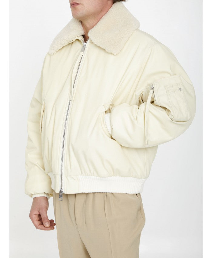 AMI Paris Aviator Bomber Jacket (UJK026.PA0007)