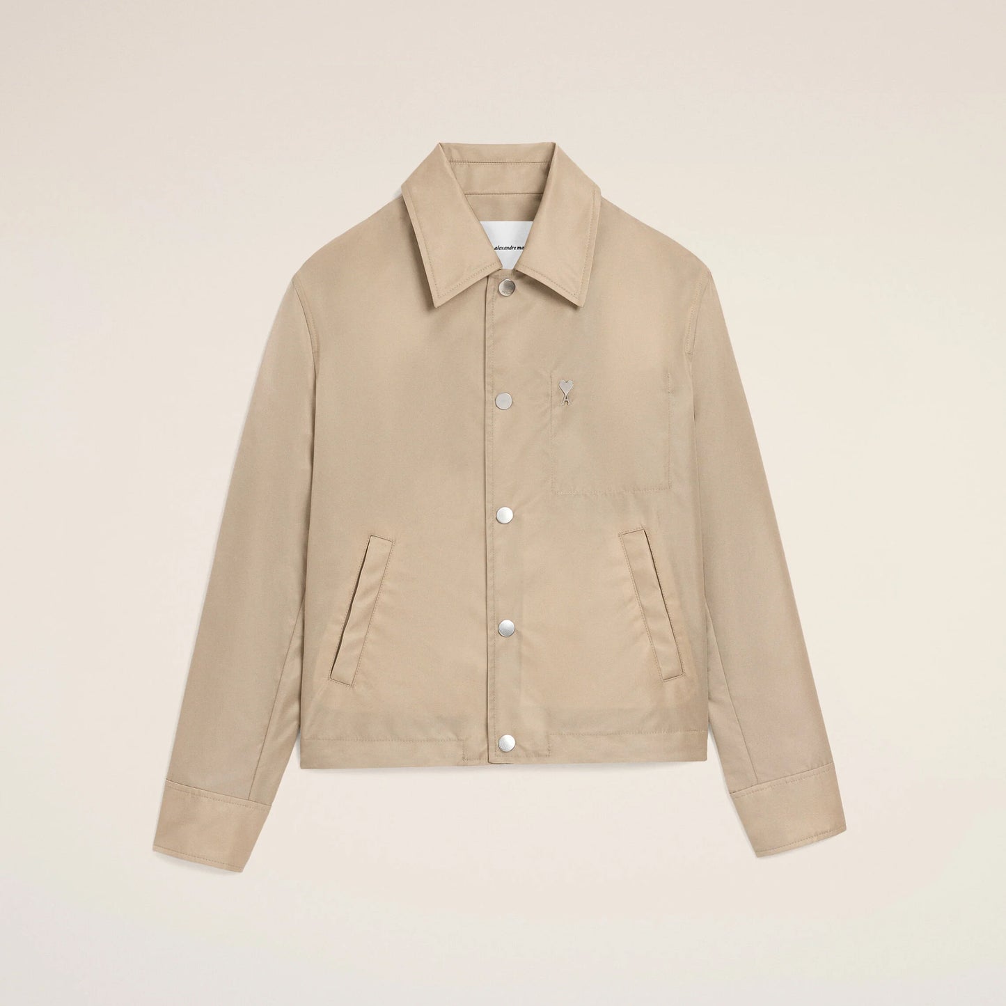 AMI Paris Buttoned Jacket with Ami de Coeur Stud UJK872.PA0037