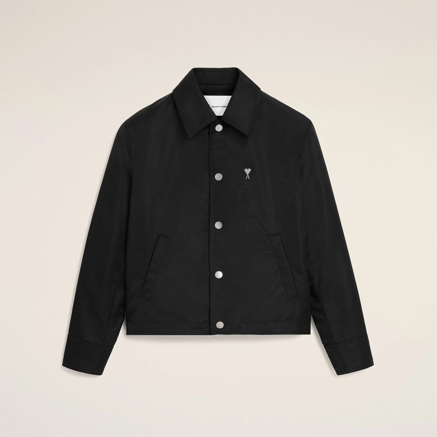 AMI Paris Buttoned Jacket with Ami de Coeur Stud UJK872.PA0037