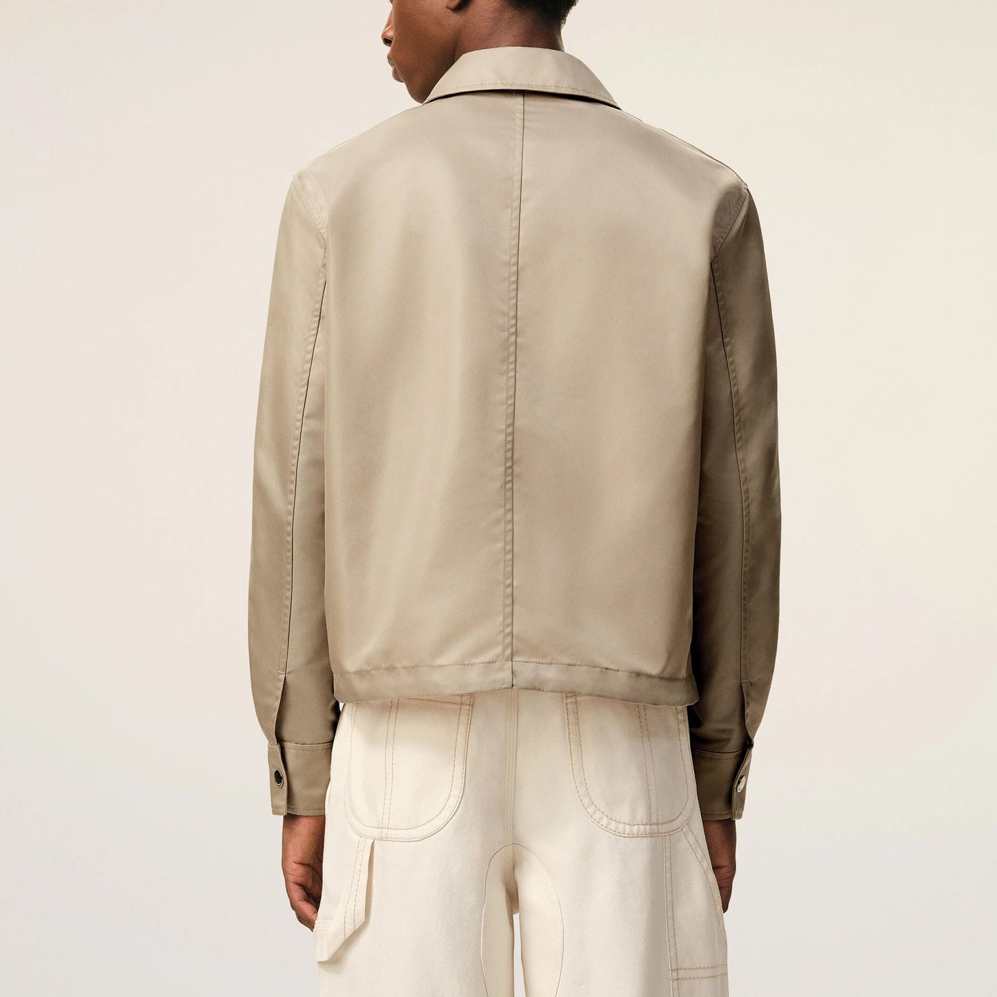 AMI Paris Buttoned Jacket with Ami de Coeur Stud UJK872.PA0037