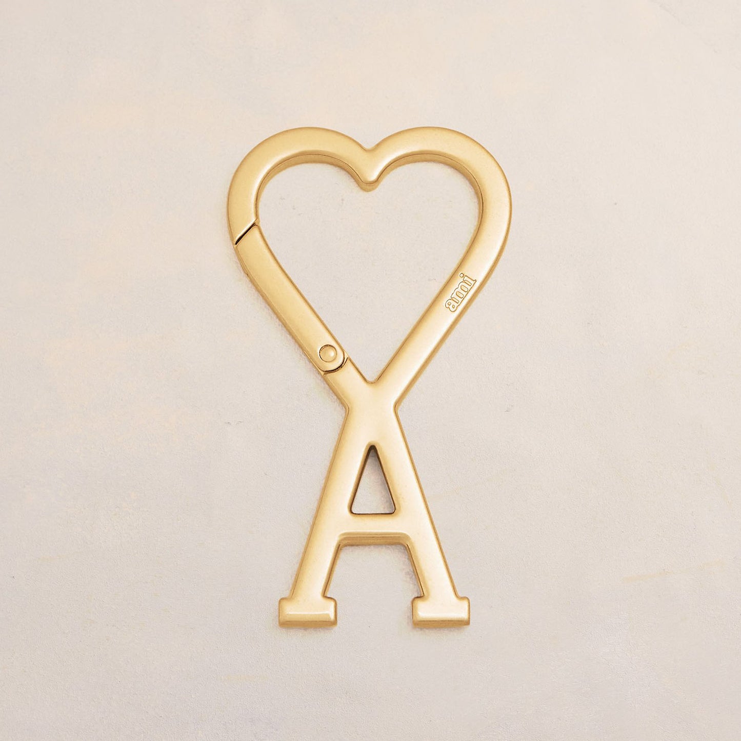 AMI Paris Heart-A Carabiner Keyring (UKR907.369)