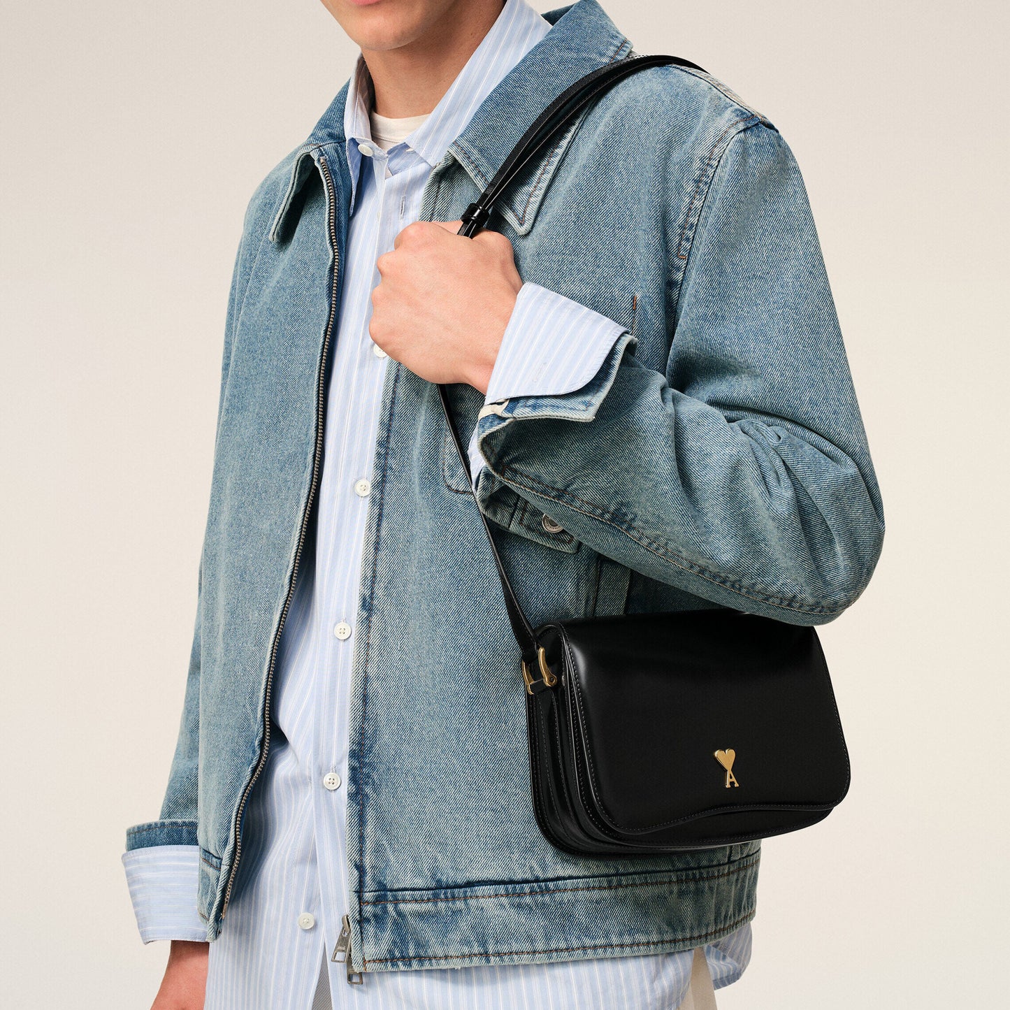 AMI Paris Paris Paris Bag ULL717.AL0139 Black