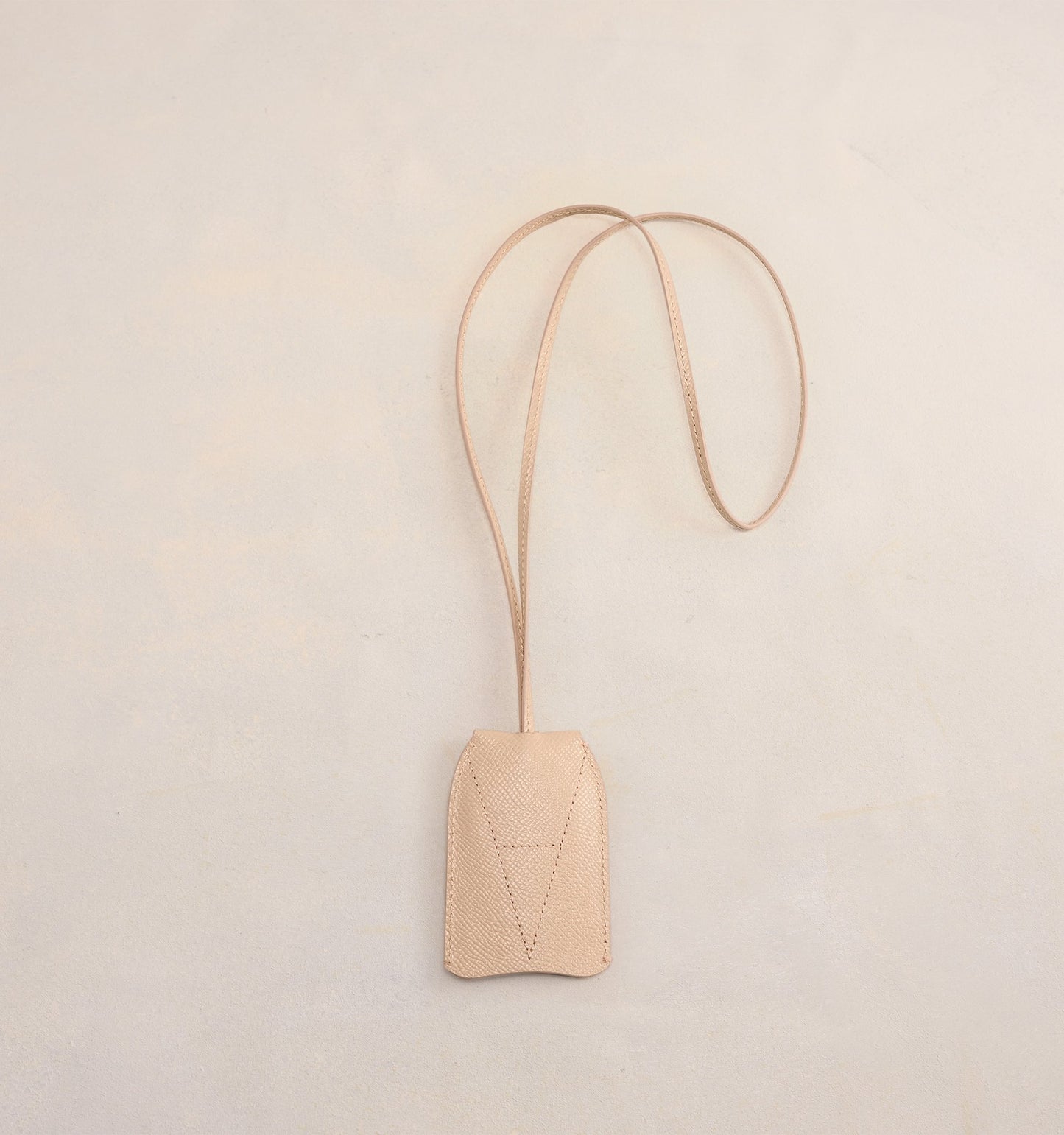 AMI Paris Leather Lanyard Key Holder (USL400.AL0036)