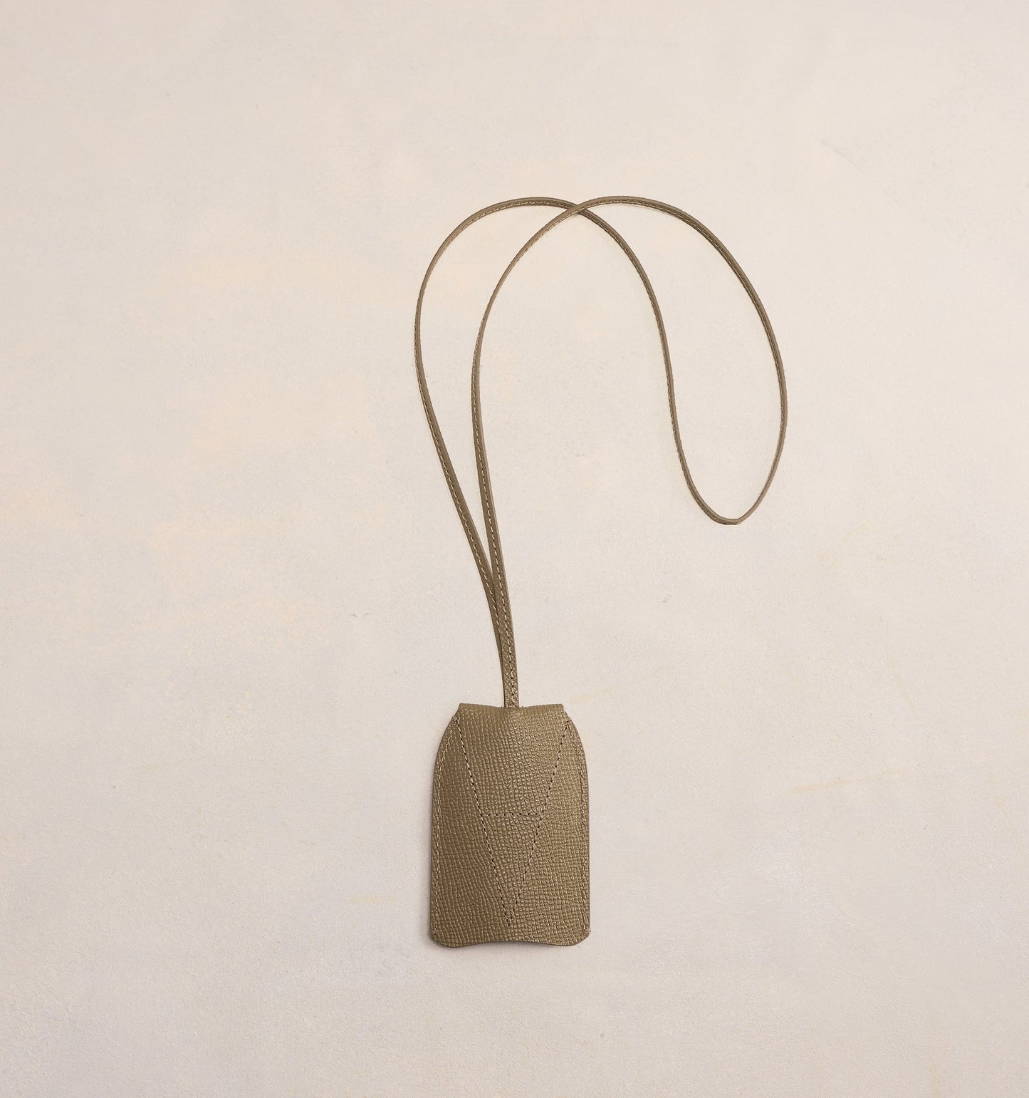 AMI Paris Leather Lanyard Key Holder (USL400.AL0036)