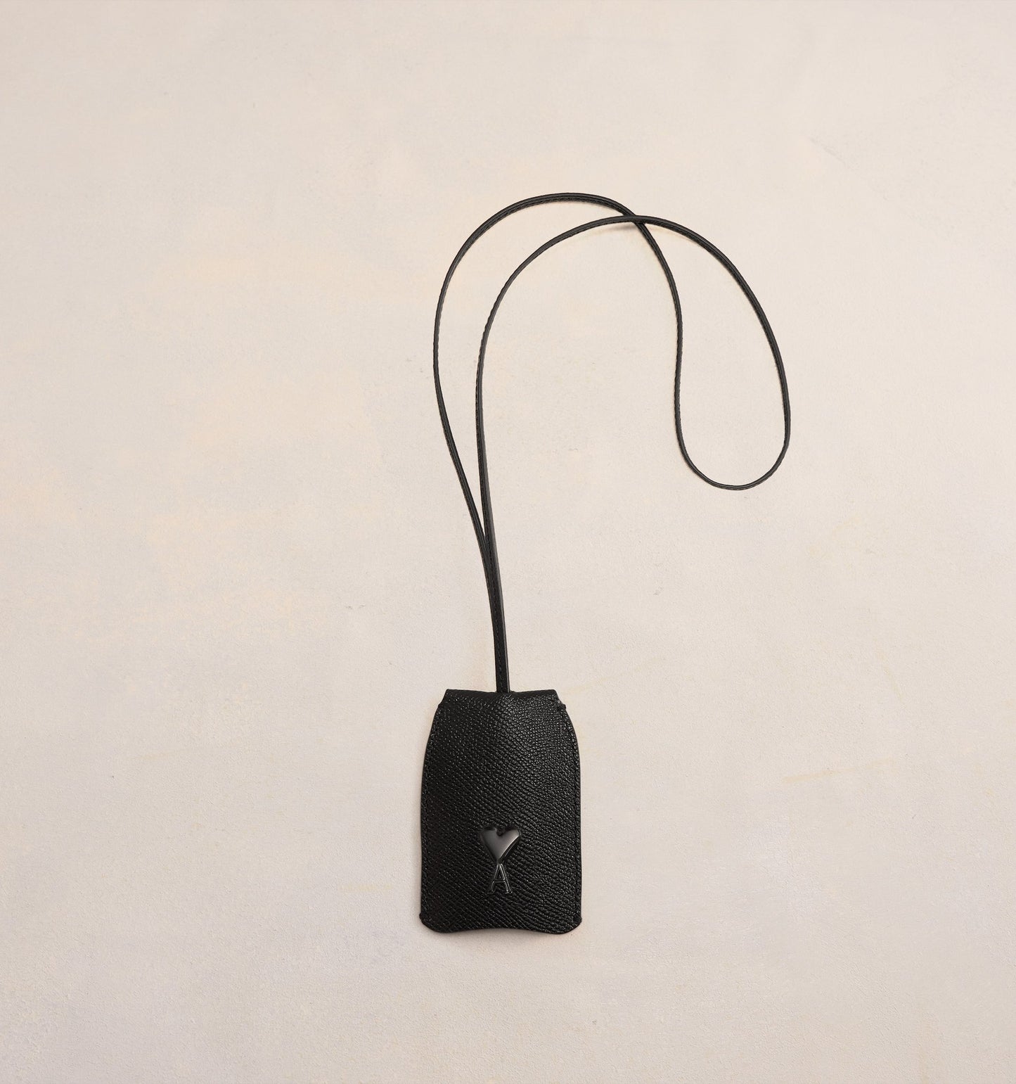 AMI Paris Leather Lanyard Key Holder (USL400.AL0036)