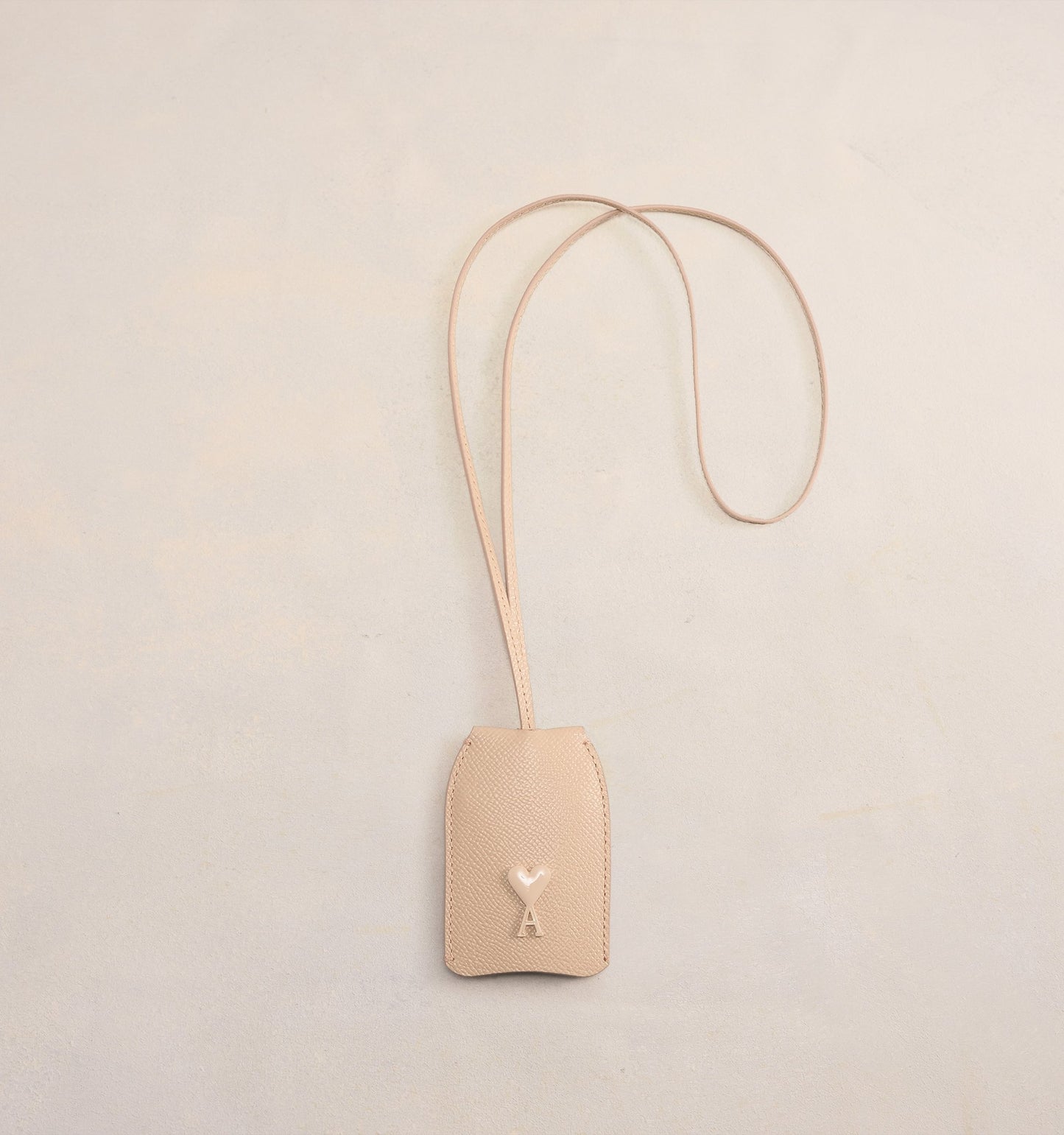 AMI Paris Leather Lanyard Key Holder (USL400.AL0036)