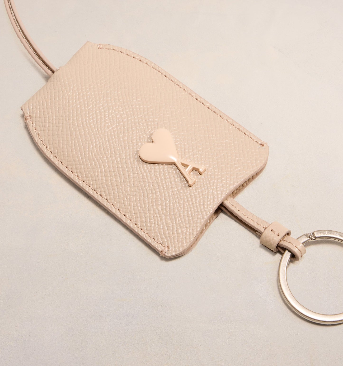 AMI Paris Leather Lanyard Key Holder (USL400.AL0036)