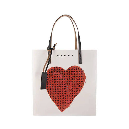 Marni Two-Coloured Heart Print Tote Bag (SHMPQ10A12)