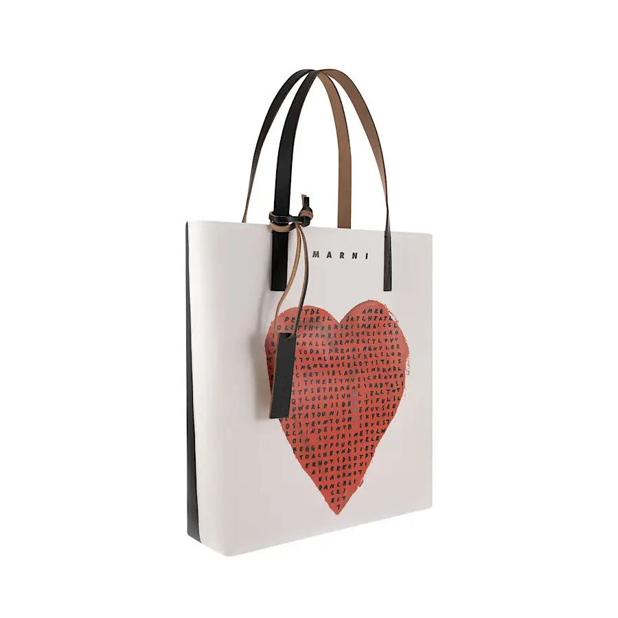 Marni Two-Coloured Heart Print Tote Bag (SHMPQ10A12)