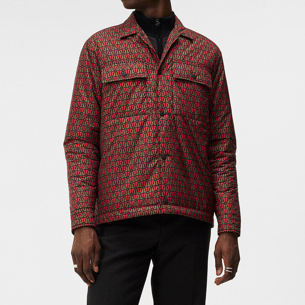 J.Lindeberg Nile Padded Print Overshirt (FMOS10398)