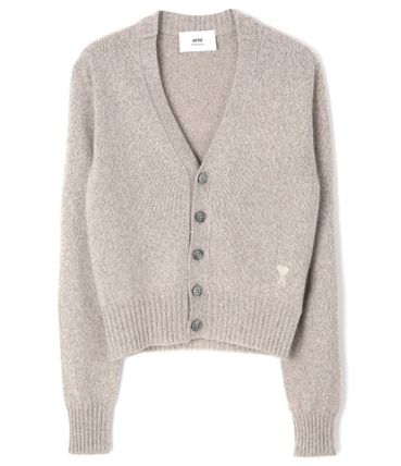 AMI Cashmere V-Neck Cardigan (FKC127.005)