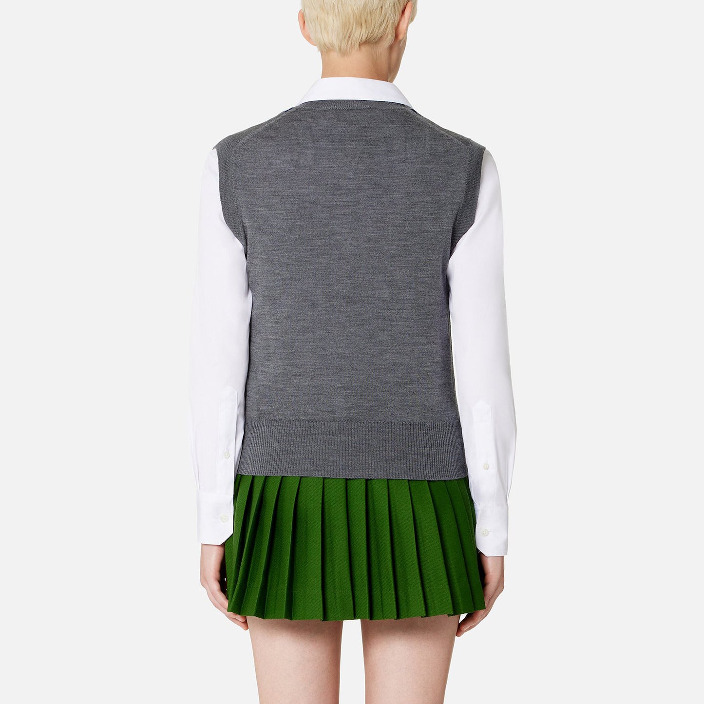 AMI Paris Argyle Intarsia Merino Wool Sweater (FKS704.KN0005)