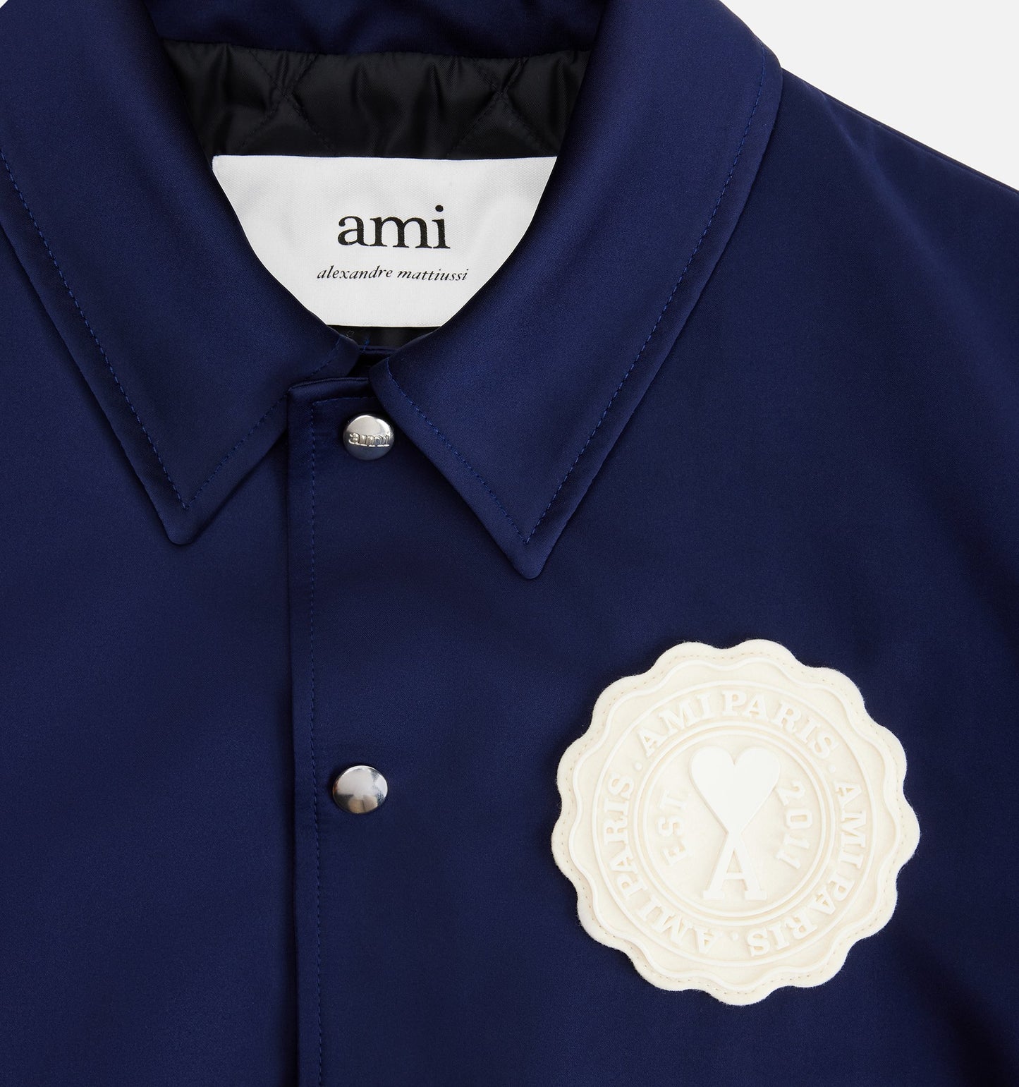 AMI Paris Varsity Bomber Jacket (UJK219.PL0011)