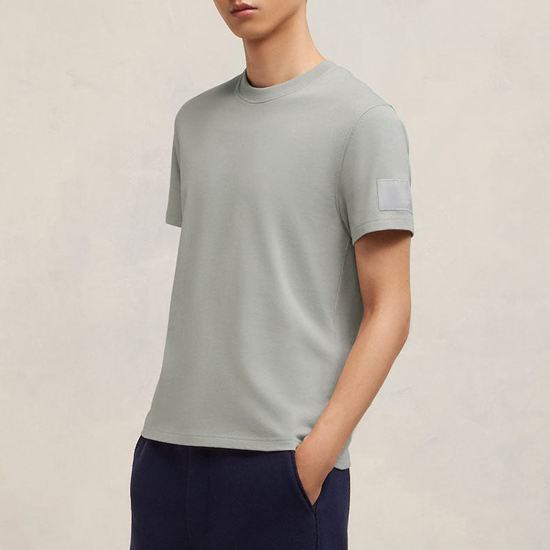 AMI Paris Tonal Ami de Cœur Embroidered T-Shirt (UTS017.726)