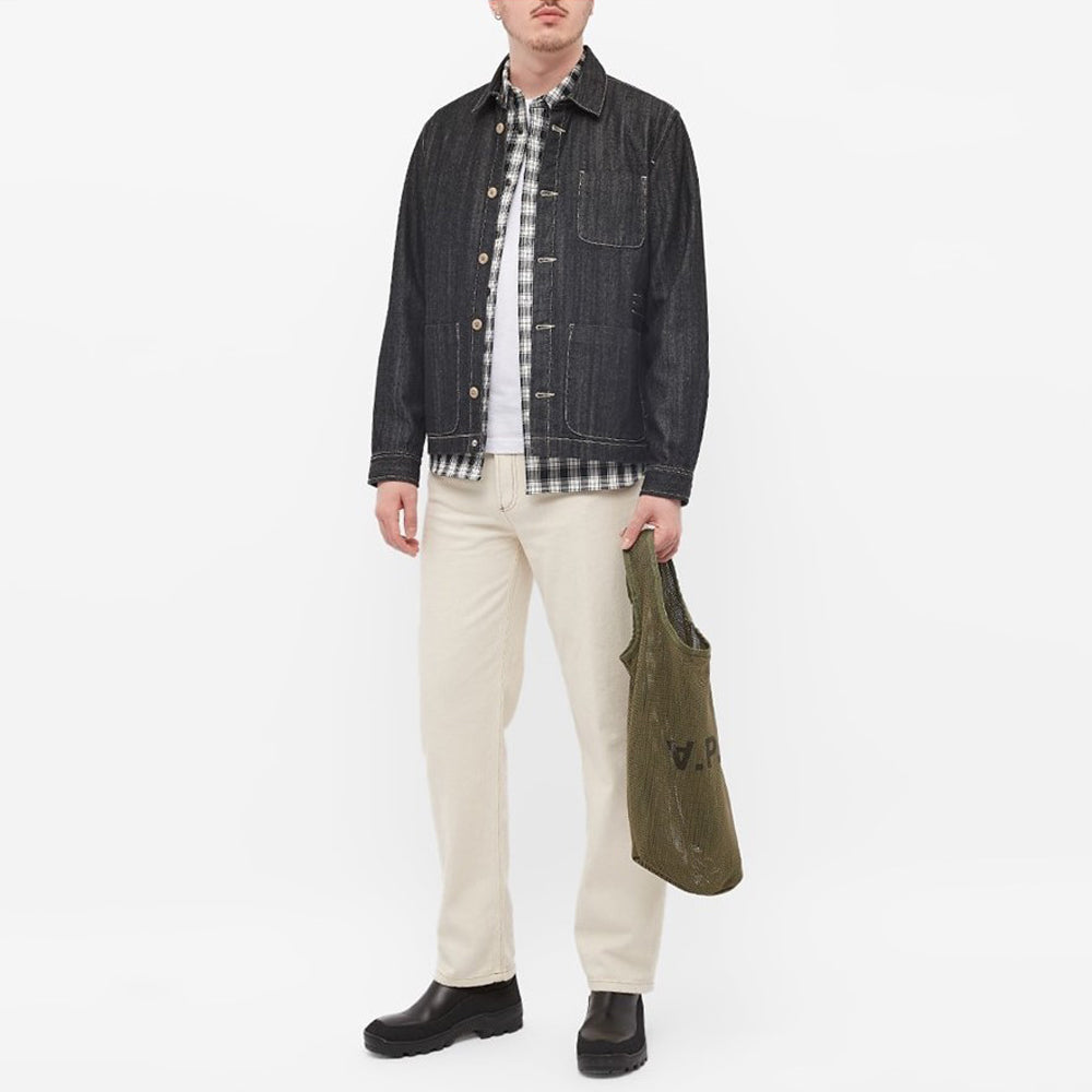 A.P.C. Waffle Mesh Shoulder Bag (PSAEU-H61679S)