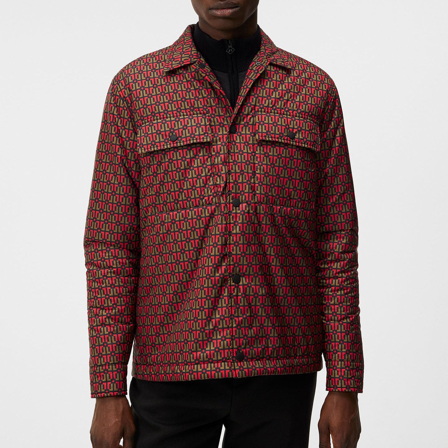 J.Lindeberg Nile Padded Print Overshirt (FMOS10398)