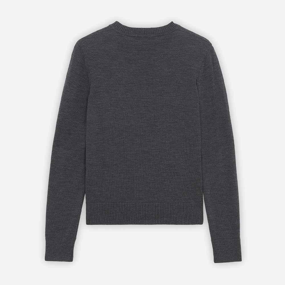 Maison Kitsuné Fox Head Patch Wool Cardigan (HW00521KT1036)
