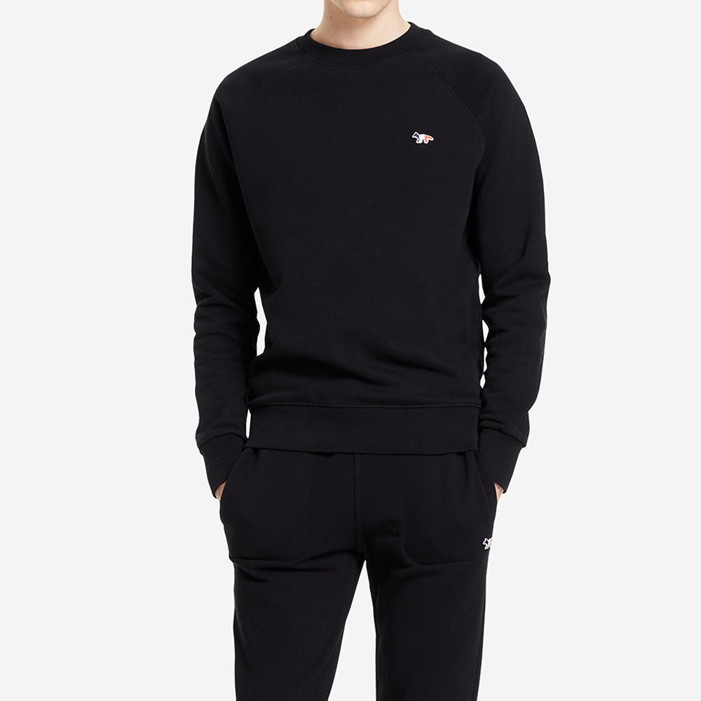 Maison Kitsuné Tricolor Fox Patch Clean Sweatshirt (FM00322KM0001)