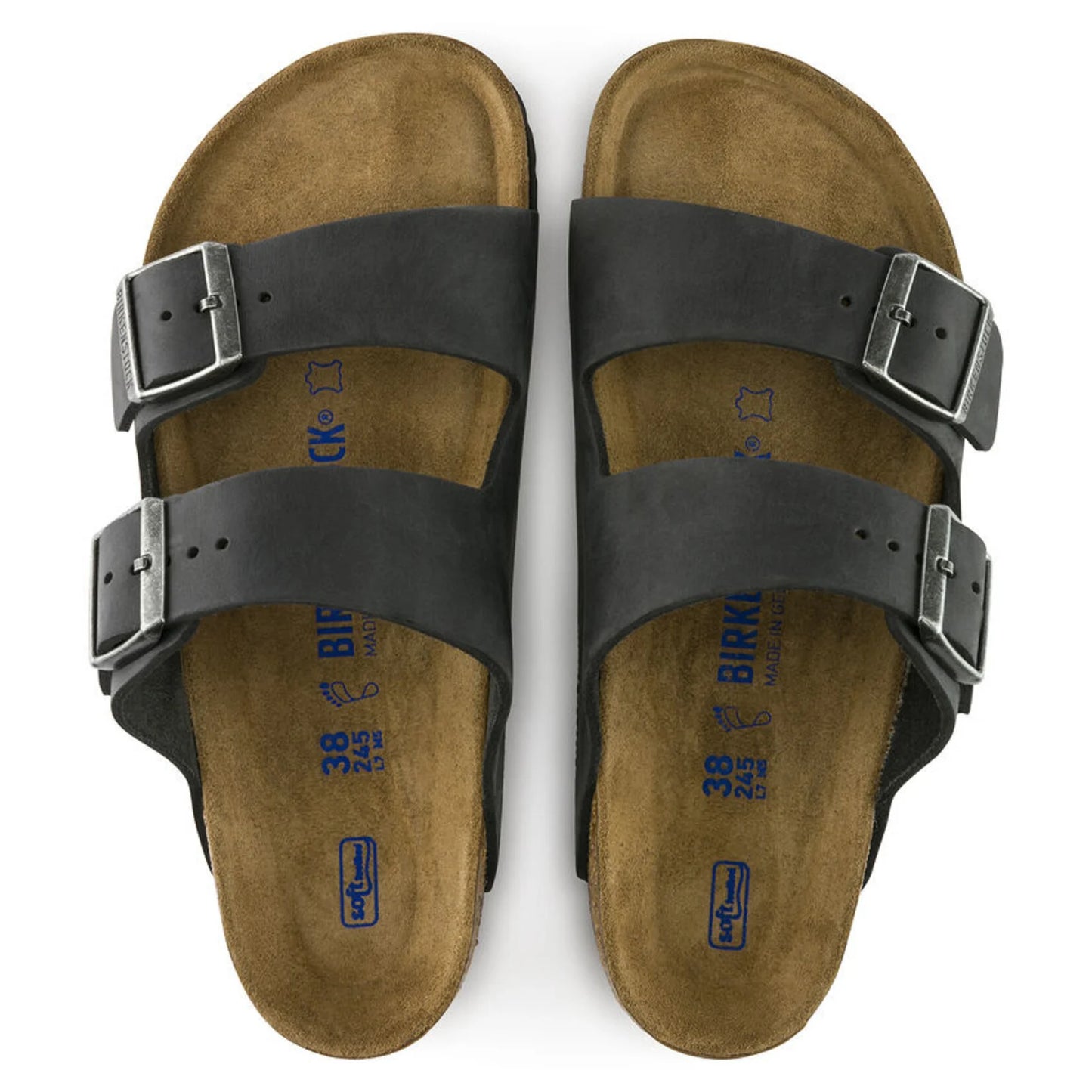 Birkenstock Arizona SFB Oiled Leather Black Regular 0752481