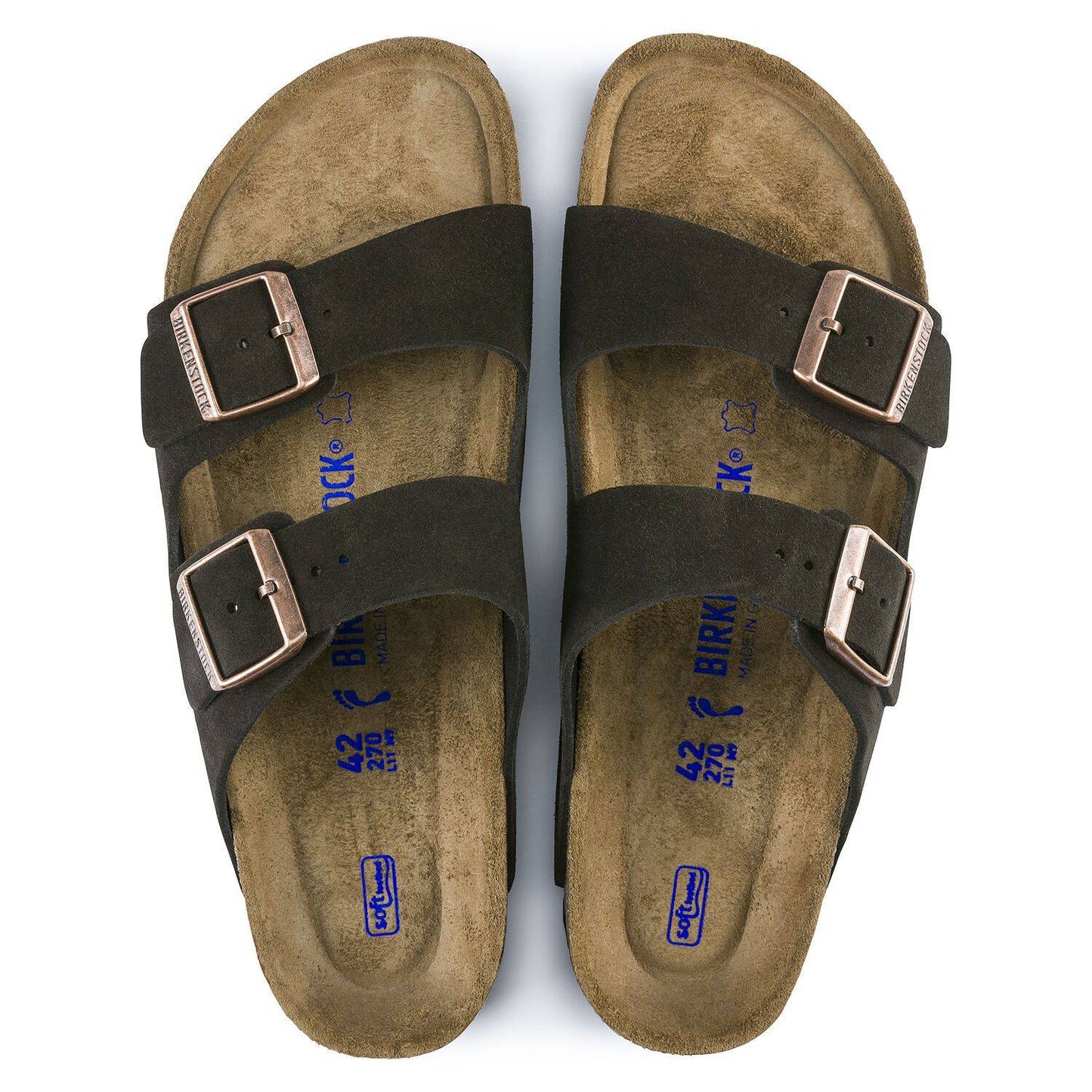 Birkenstock Arizona SFB Suede Mocca Regular 0951311