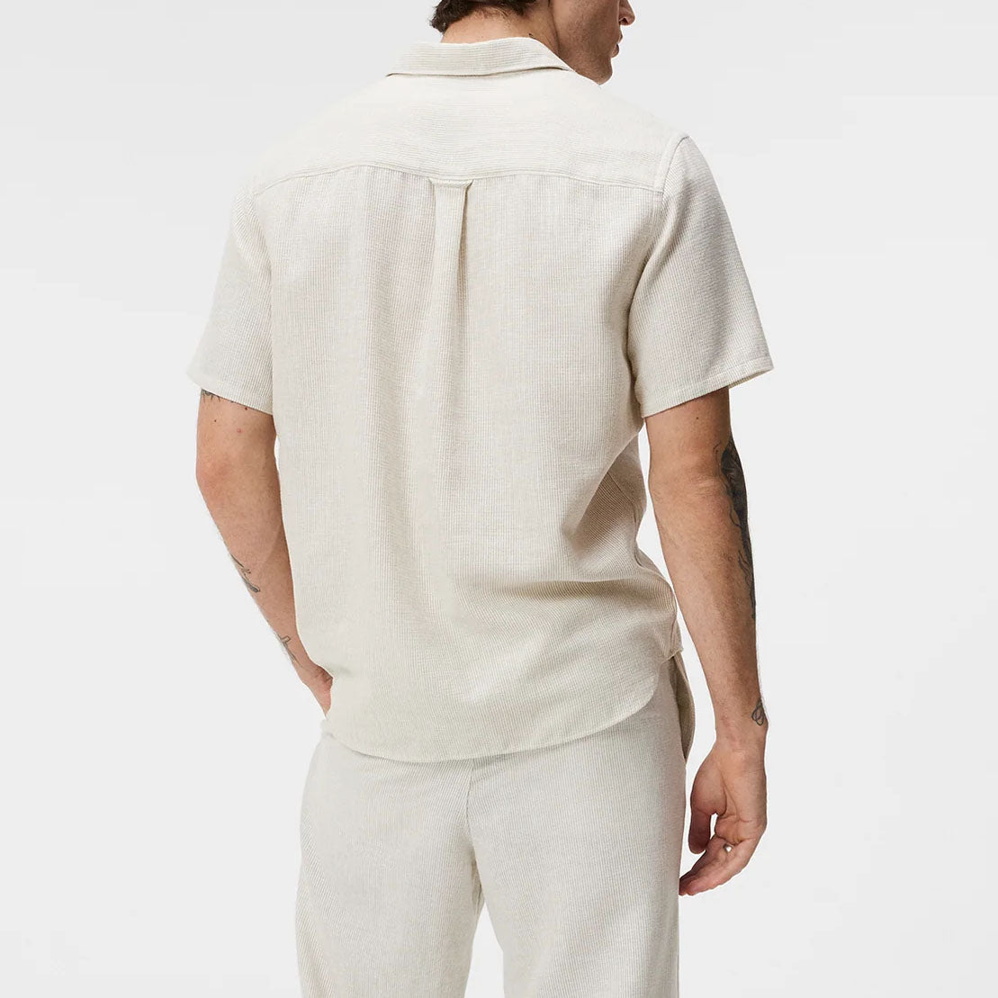 J.Lindeberg Loun Linen Mix Shirt (FMST10661)