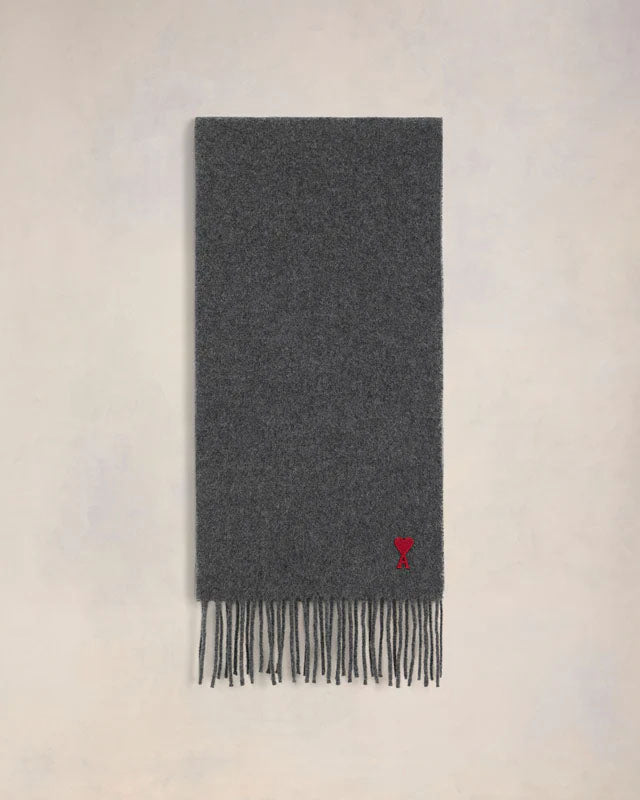 AMI Paris Ami de Coeur Wool Scarf (USF405.334-U)