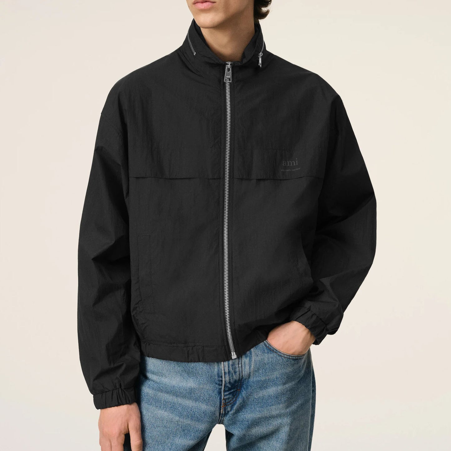 AMI Paris Technical Zip-Up Jacket (UJK058.PA0009)