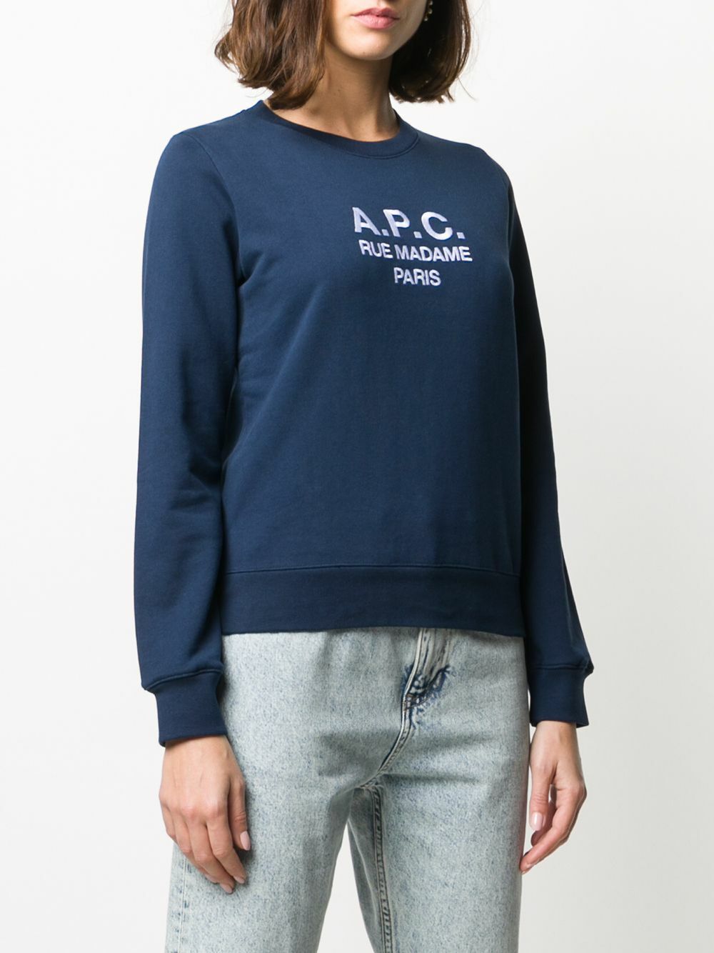 A.P.C. Logo Crewneck Sweatshirt (COEBH-F27561)