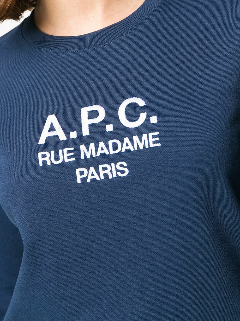 A.P.C. Logo Crewneck Sweatshirt (COEBH-F27561)