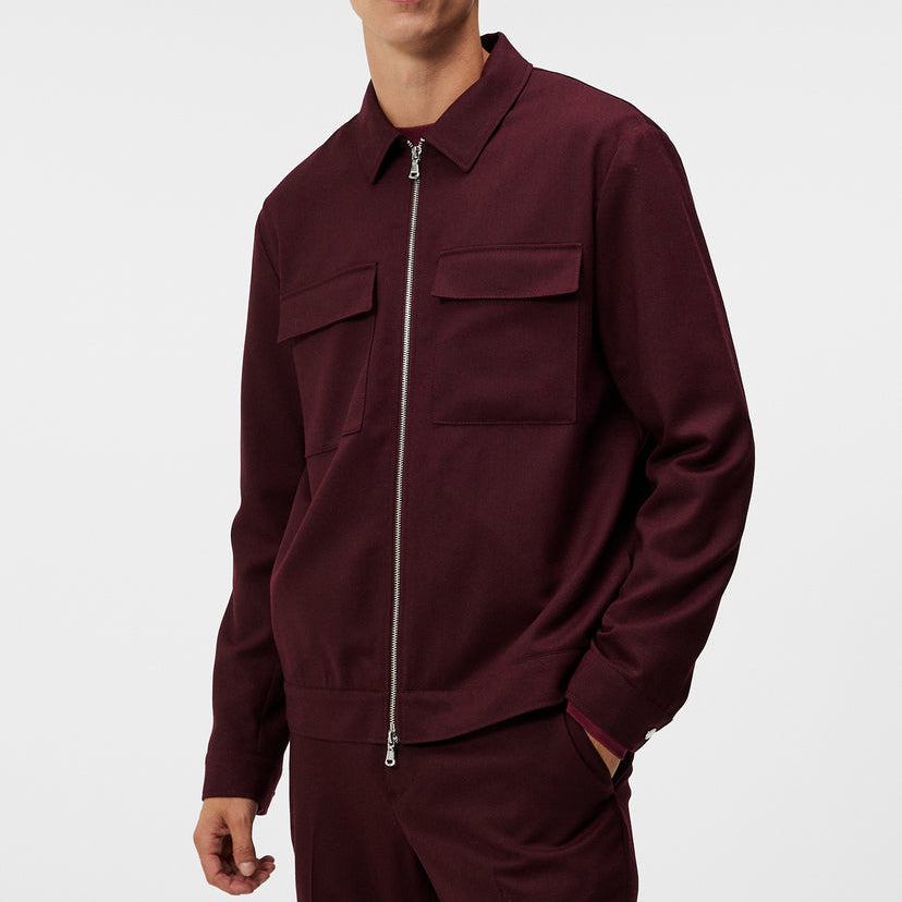 J.Lindeberg Jarod WR Flannel Overshirt (FMTA10063)