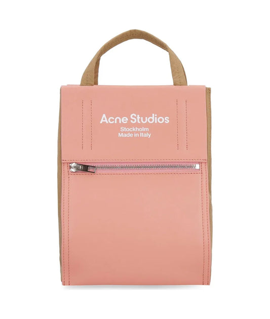 Acne Studios Papery Nylon Tote Bag – Brown/Pink (C10068)