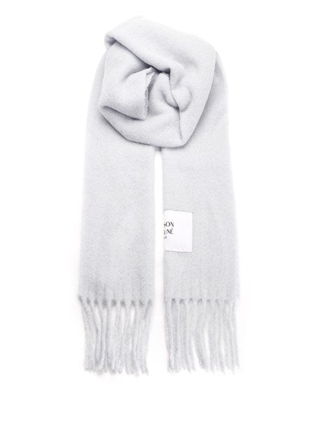 Maison Kitsuné Baby Alpaka Scarf Ivory (LM06206WA0022)
