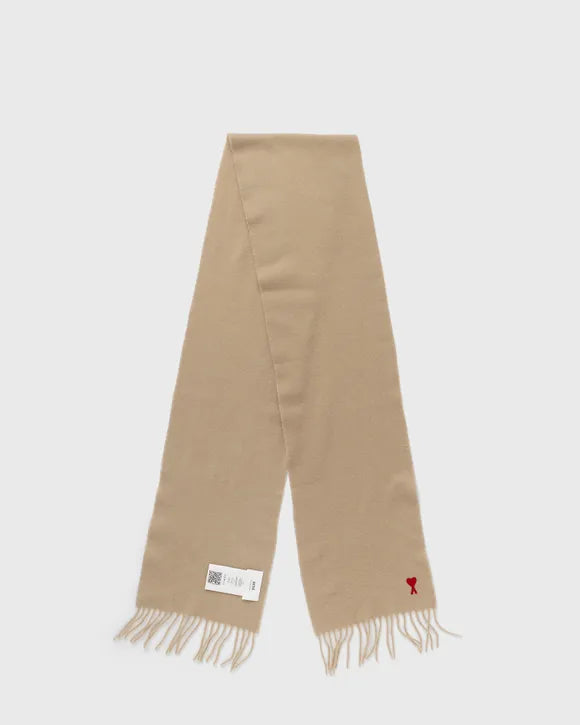 AMI Paris Ami de Coeur Wool Scarf (USF405.334-U)