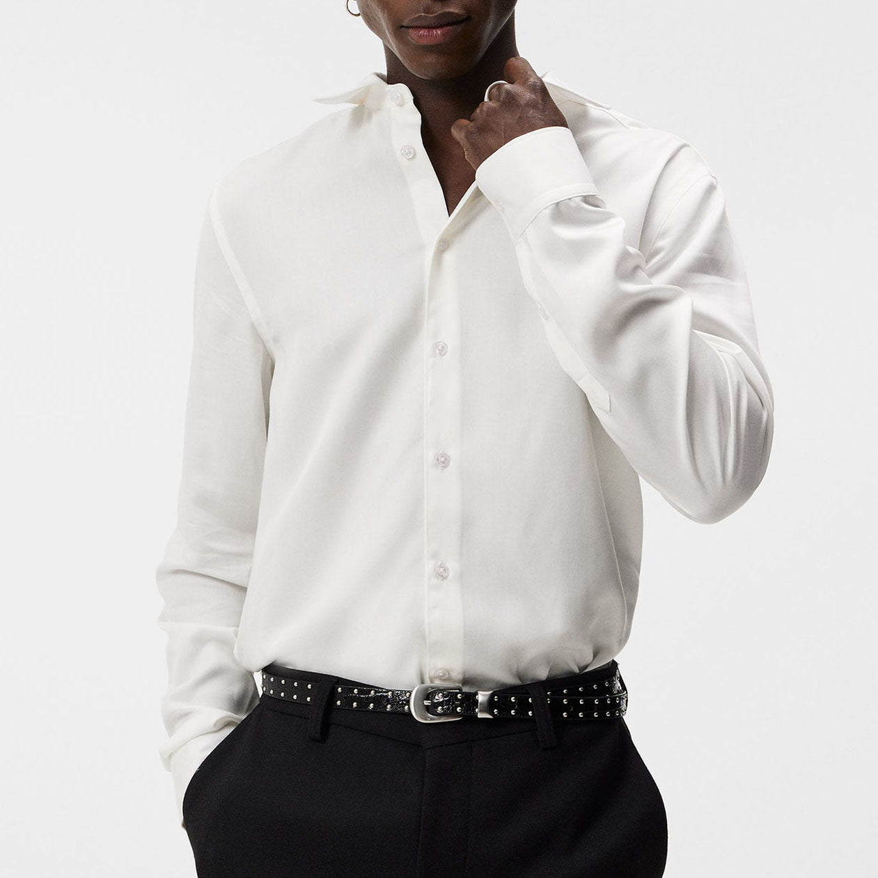 J.Lindeberg Comfort Tencel Slim Shirt (FMST08787)