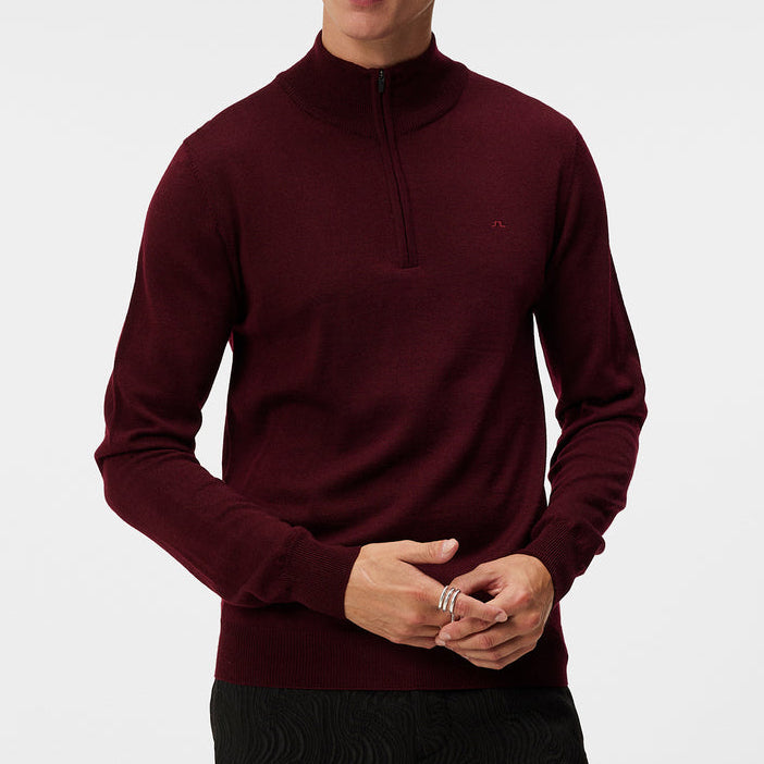 J.Lindeberg Kiyan Quarter Zip Sweater (FMKW10089)