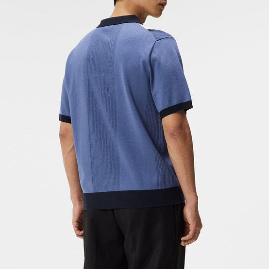 J.Lindeberg Reymond Stripe Polo Shirt (FMKW10427)