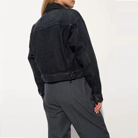 AMI Paris Trucker Denim Jacket H21FD450.611